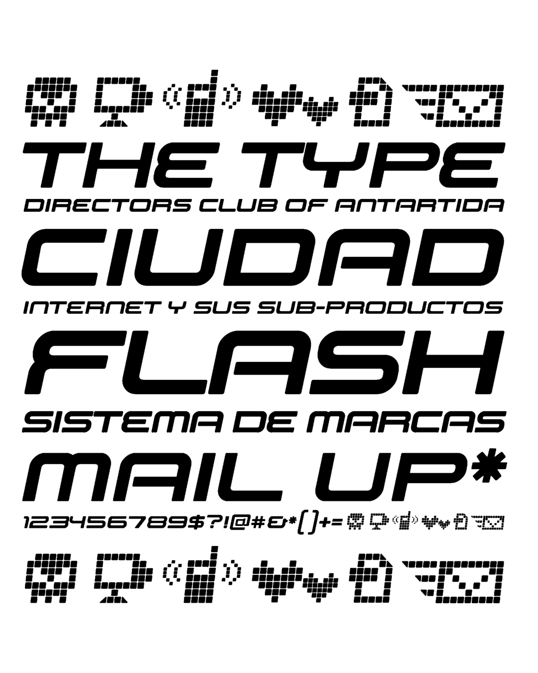 Specimen Ciudad Font