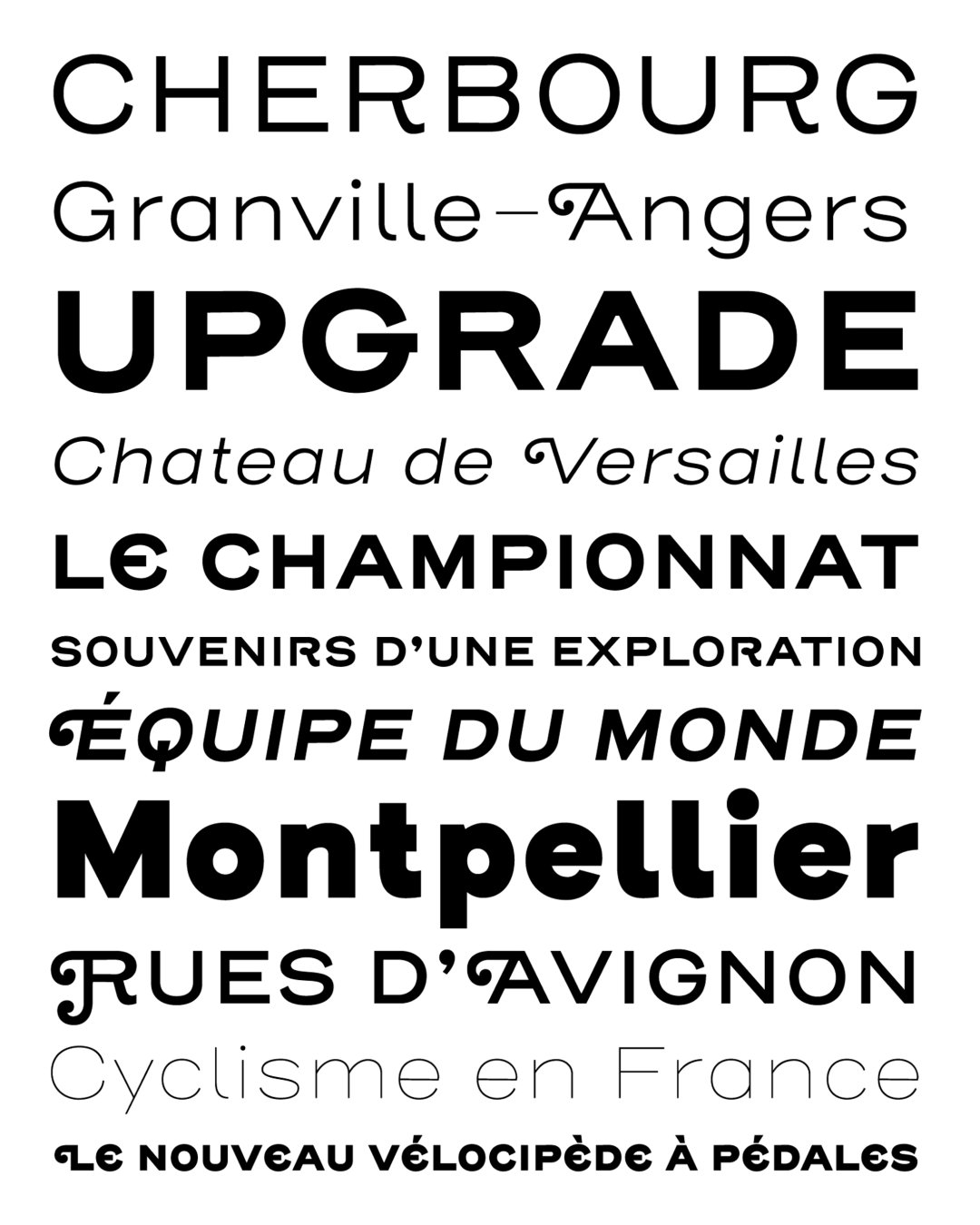 Specimen Henderson Sans