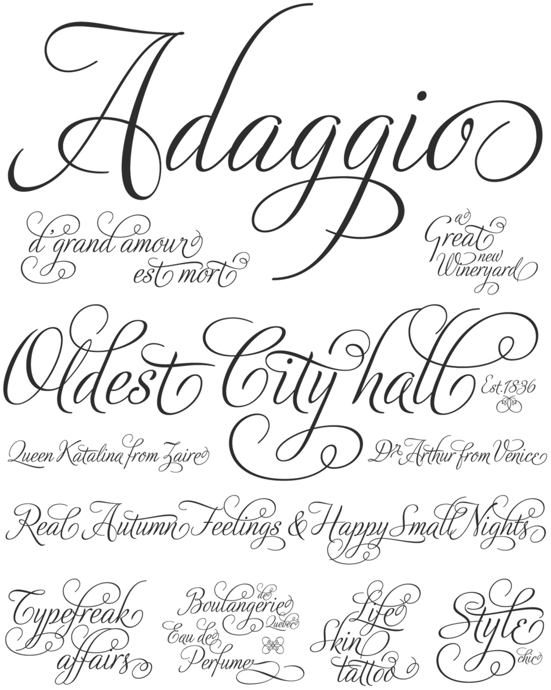 Specimen Adios Script