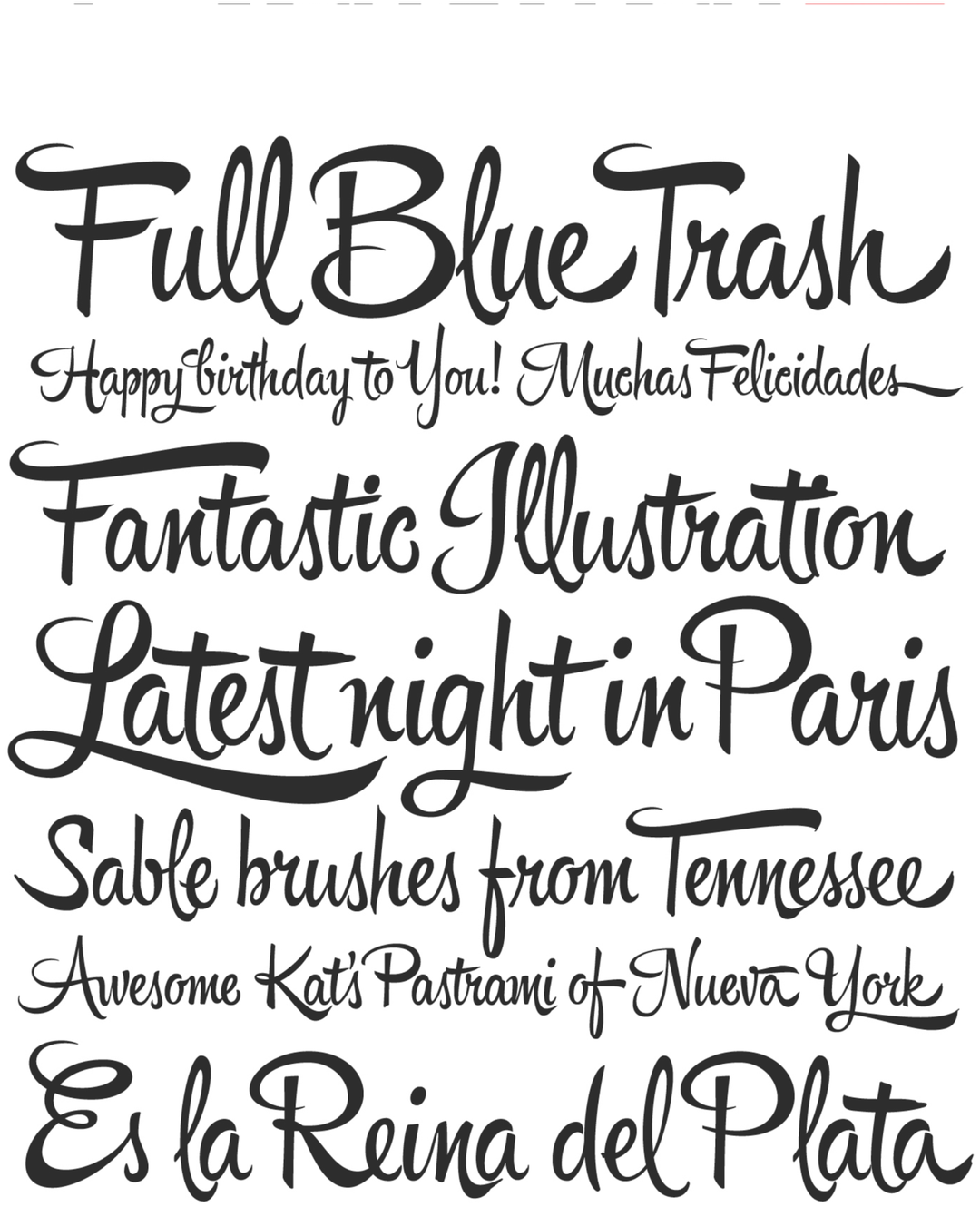Specimen Hipster Script
