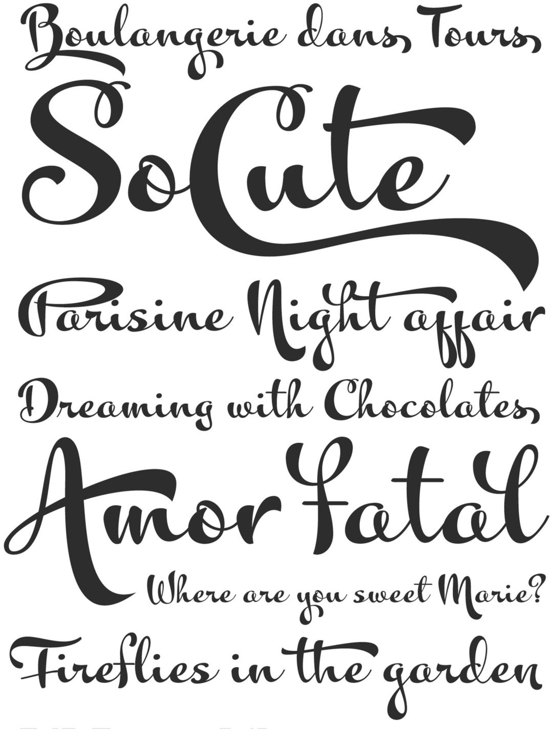 Specimen Kewl Script
