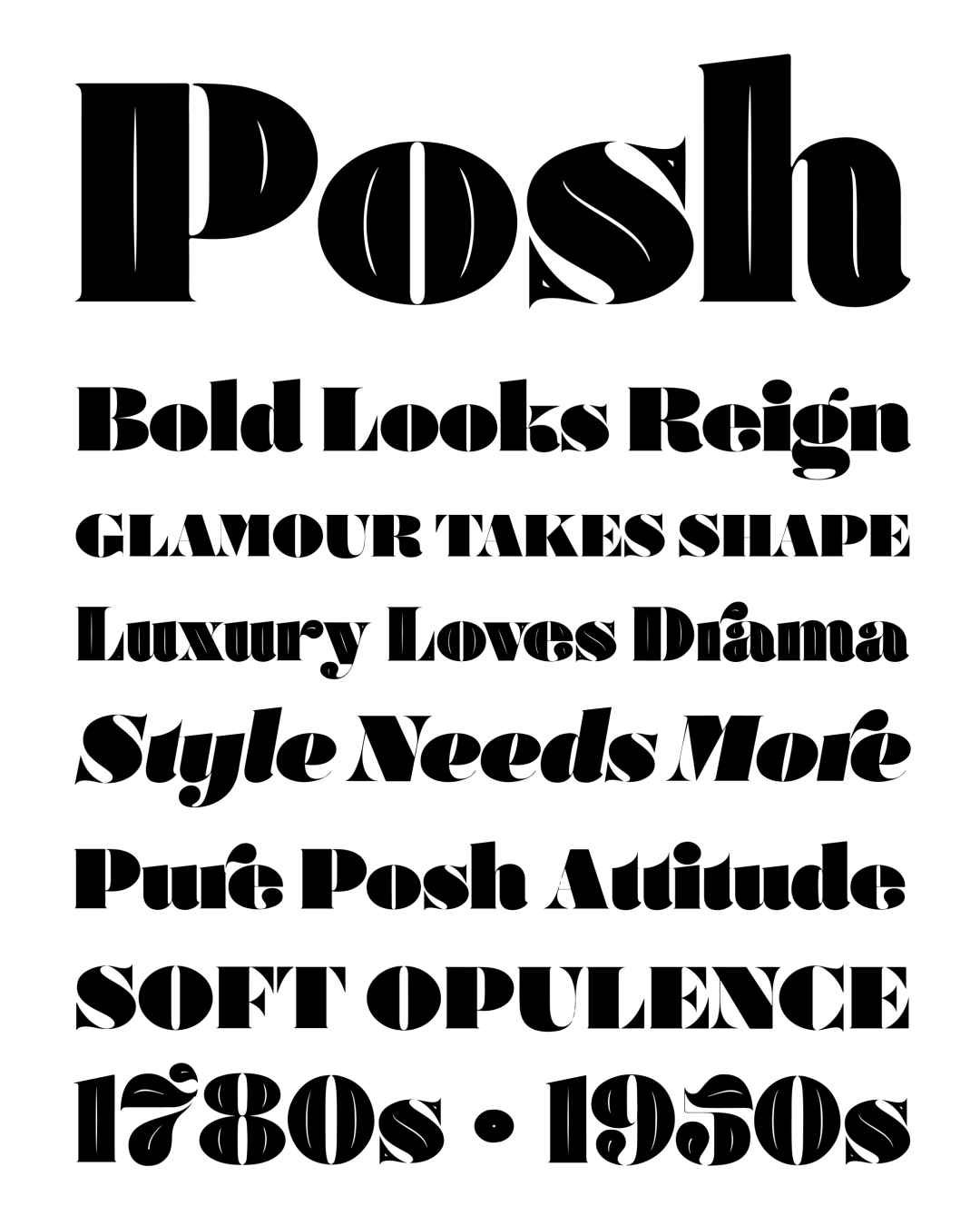 Specimen Posh