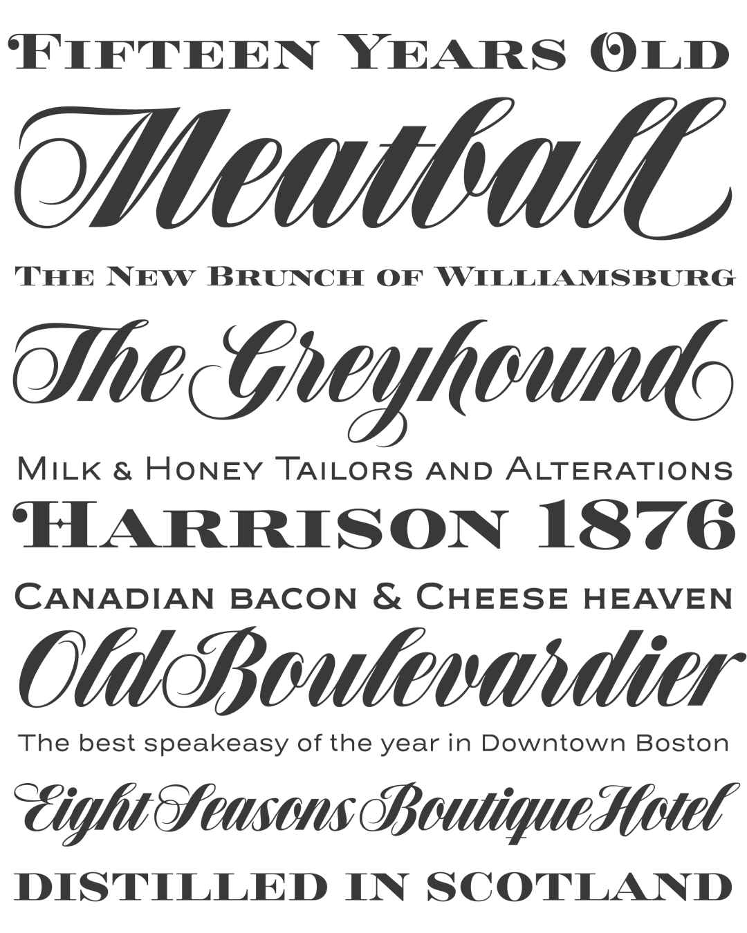 Specimen Speakeasy