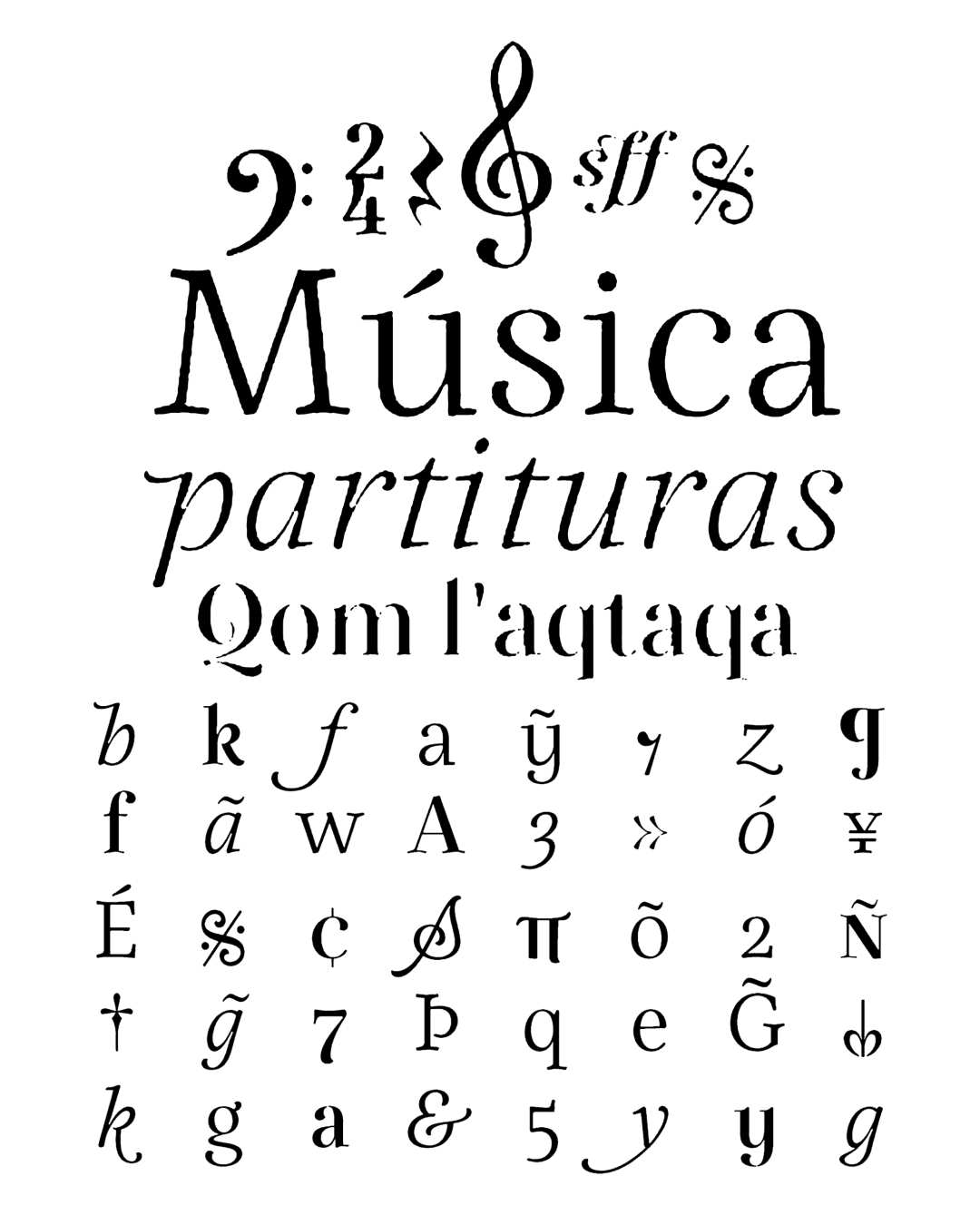 Specimen Elisa Serif & Sound