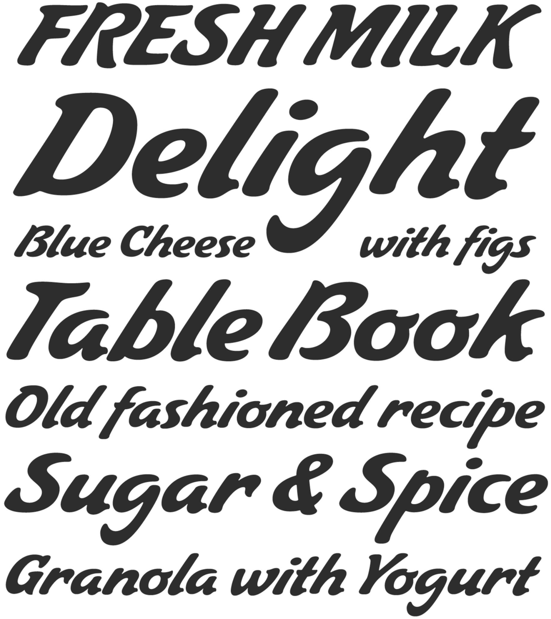 Specimen Jugo Script