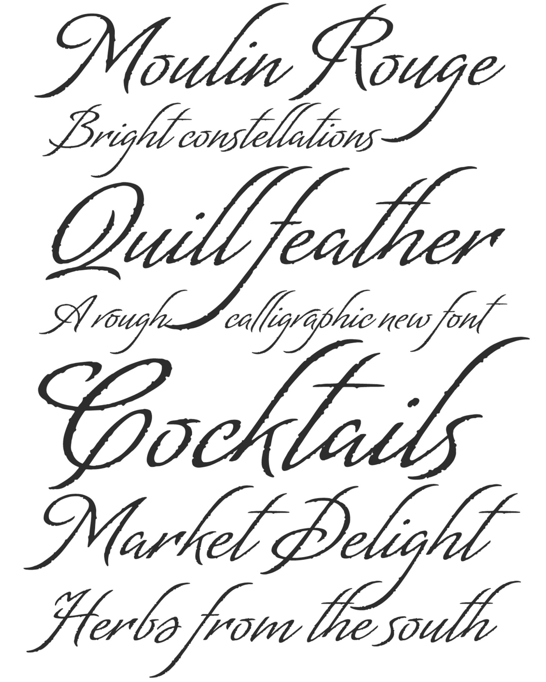 Specimen Matogrosso Script