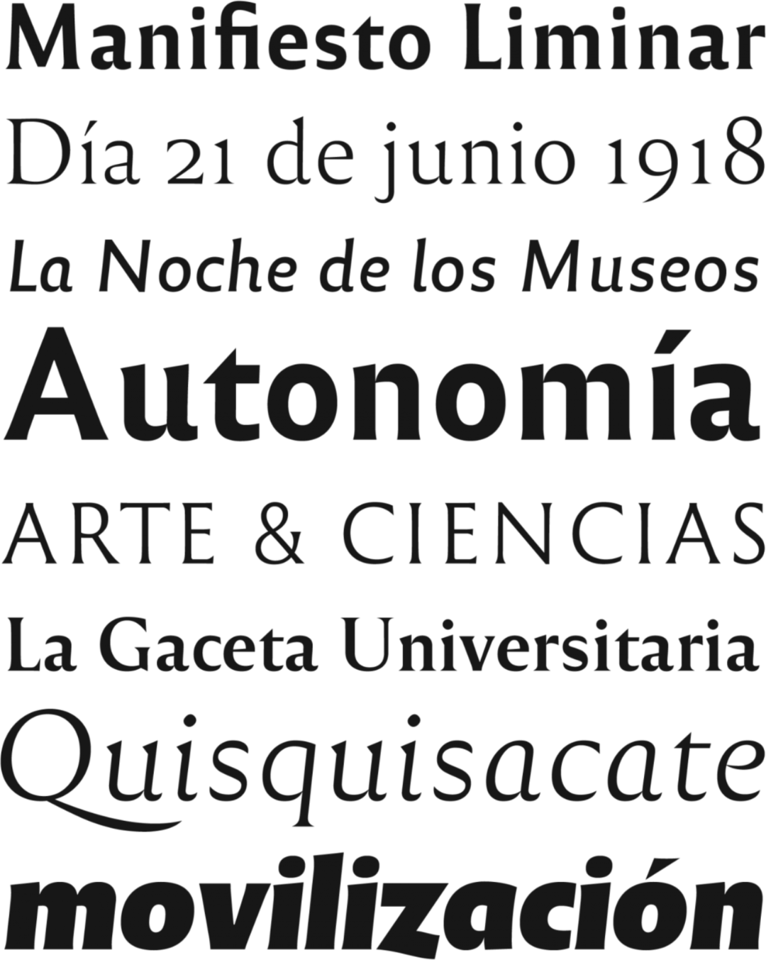 Specimen Reforma