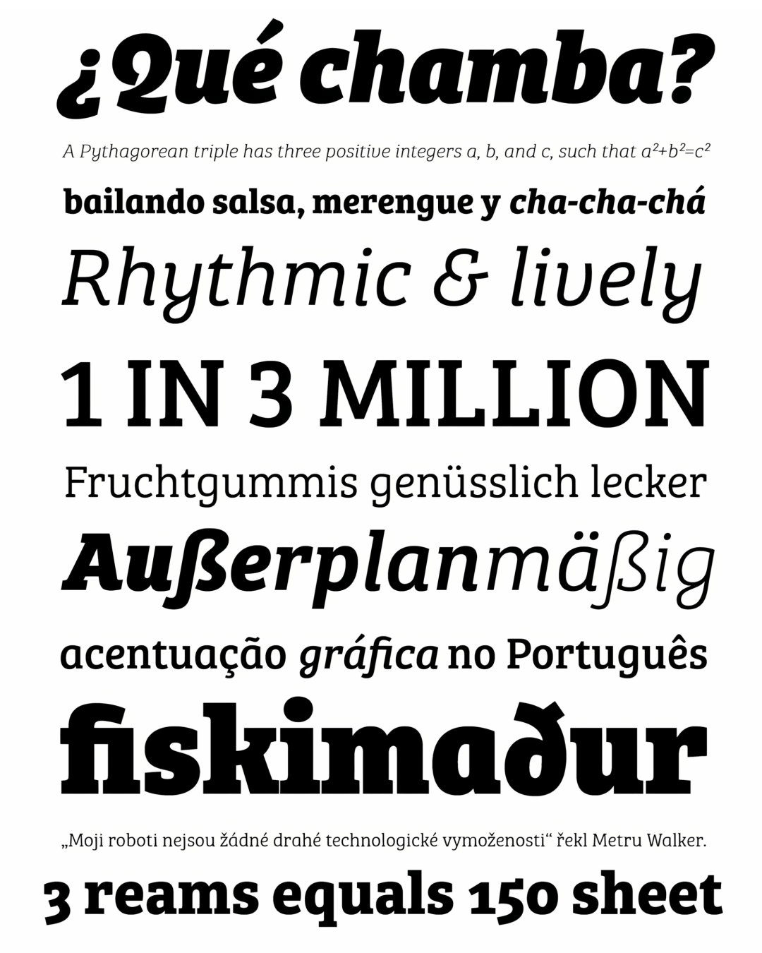 Specimen Bree Serif