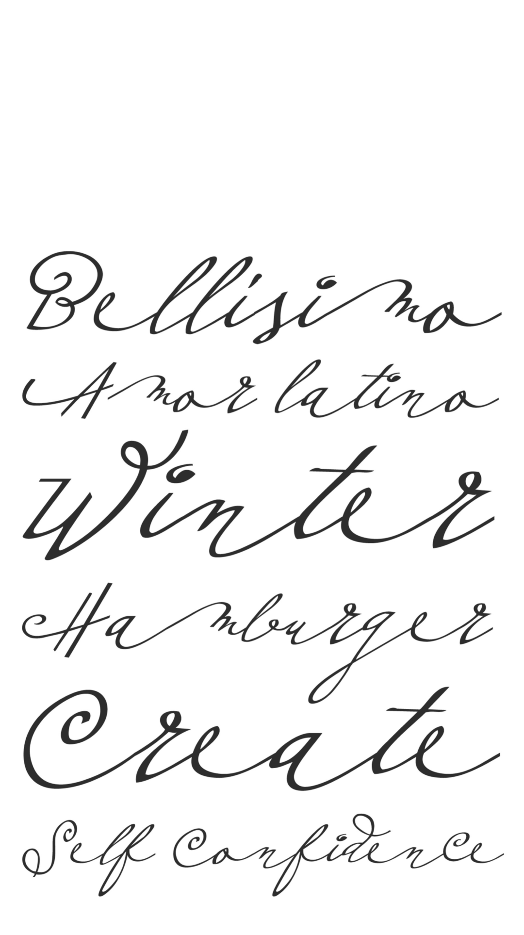 Specimen Plumero Script