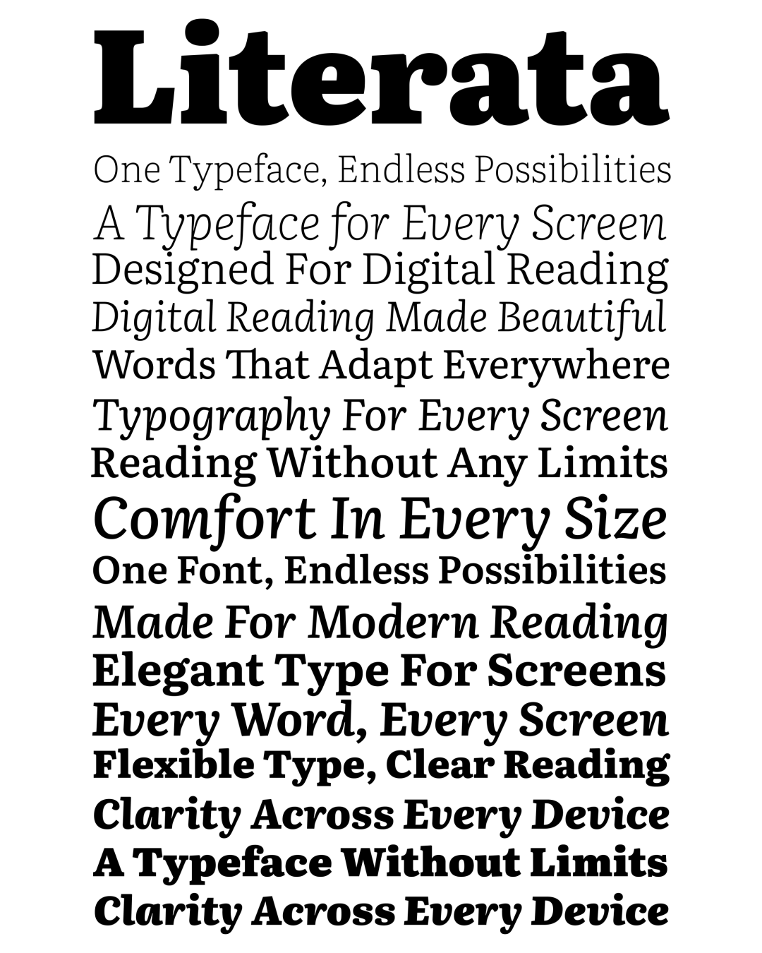 Specimen Literata