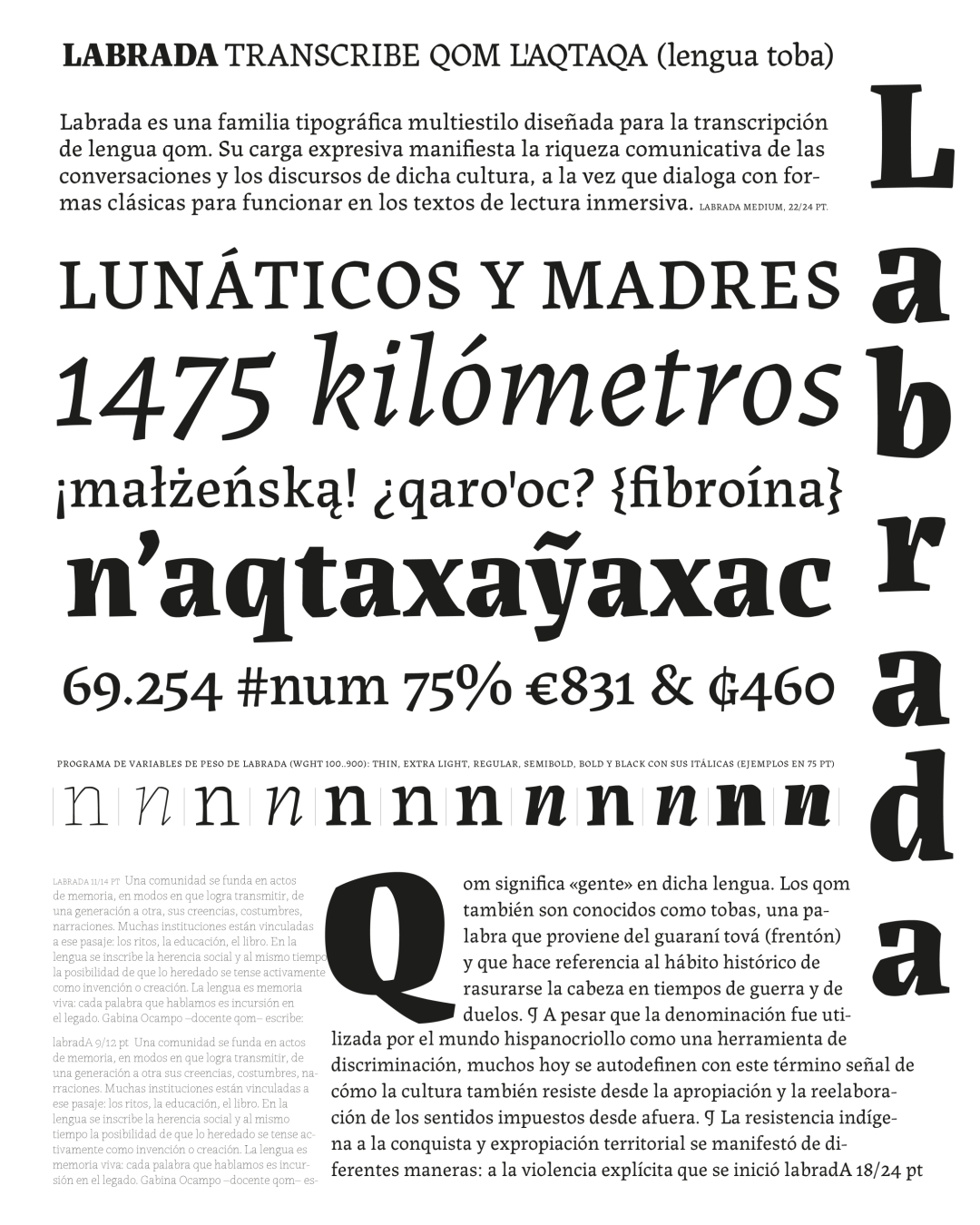 Specimen Labrada