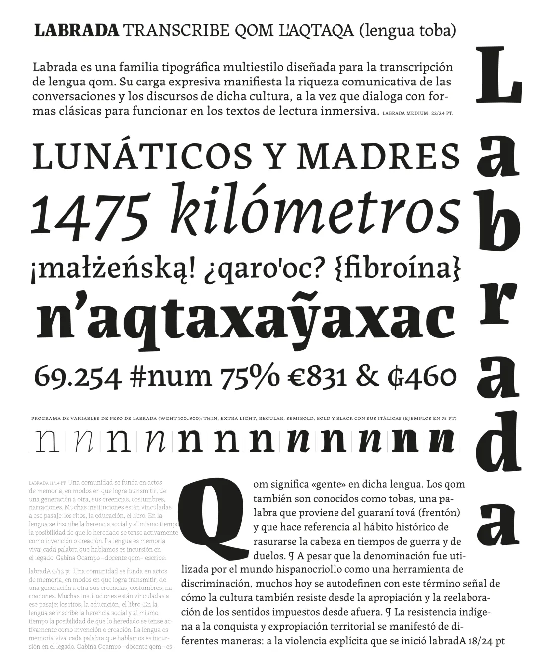 Specimen Labrada