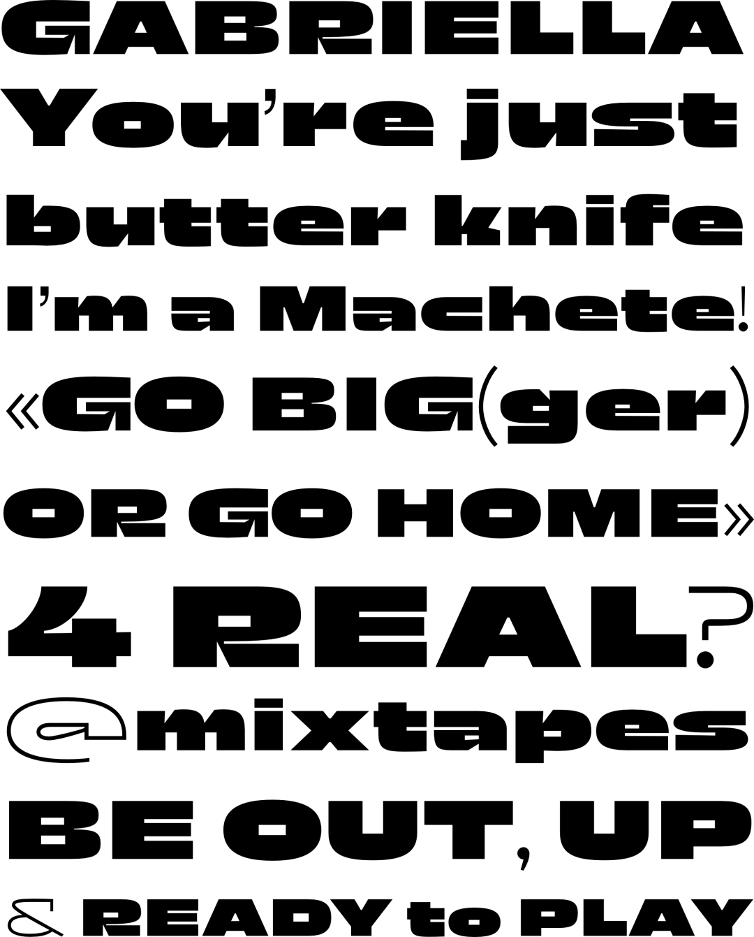 Specimen Gabriella