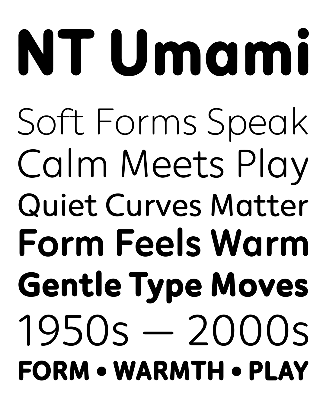 Specimen NT Umami
