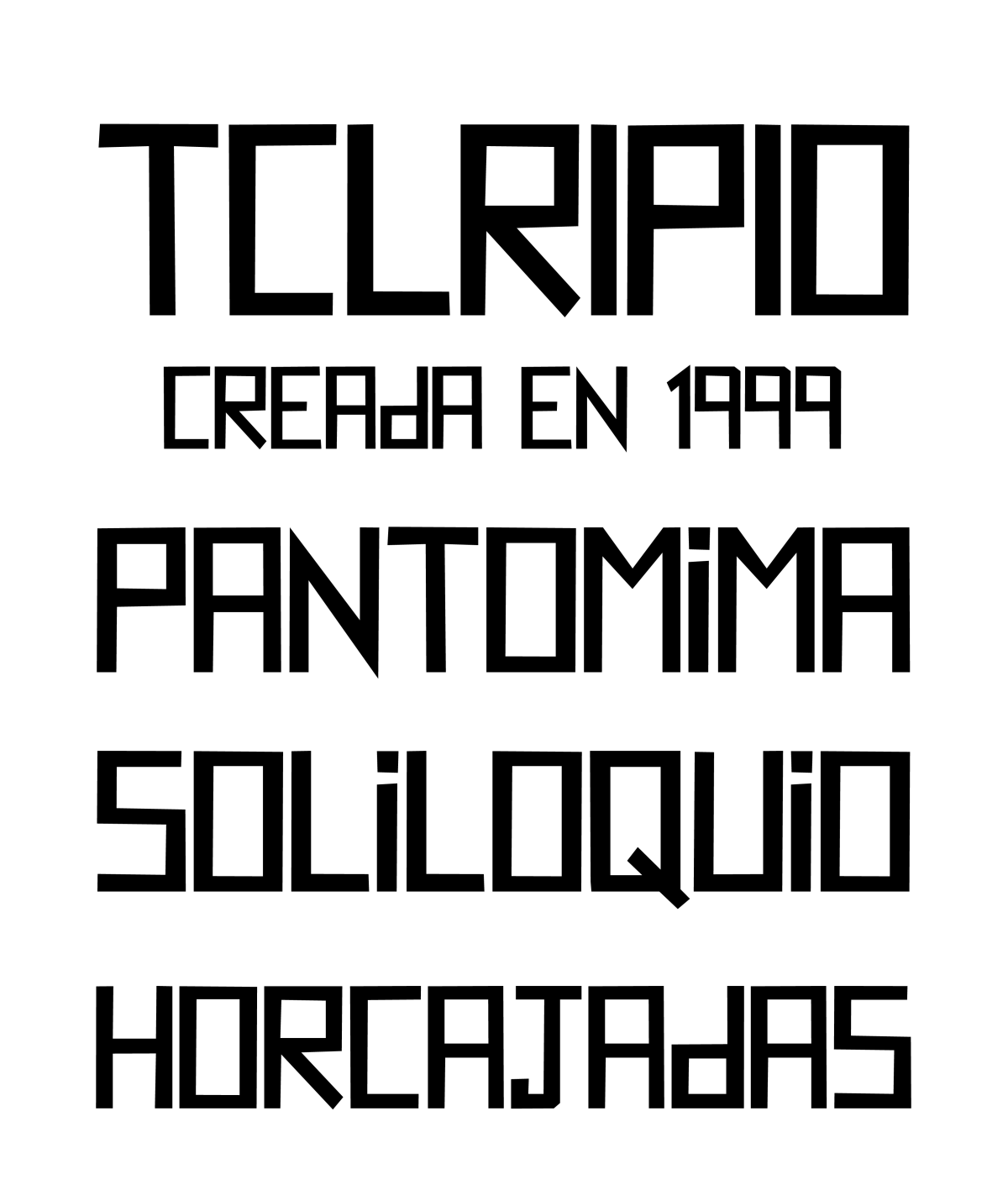 Specimen TCLripio Regular