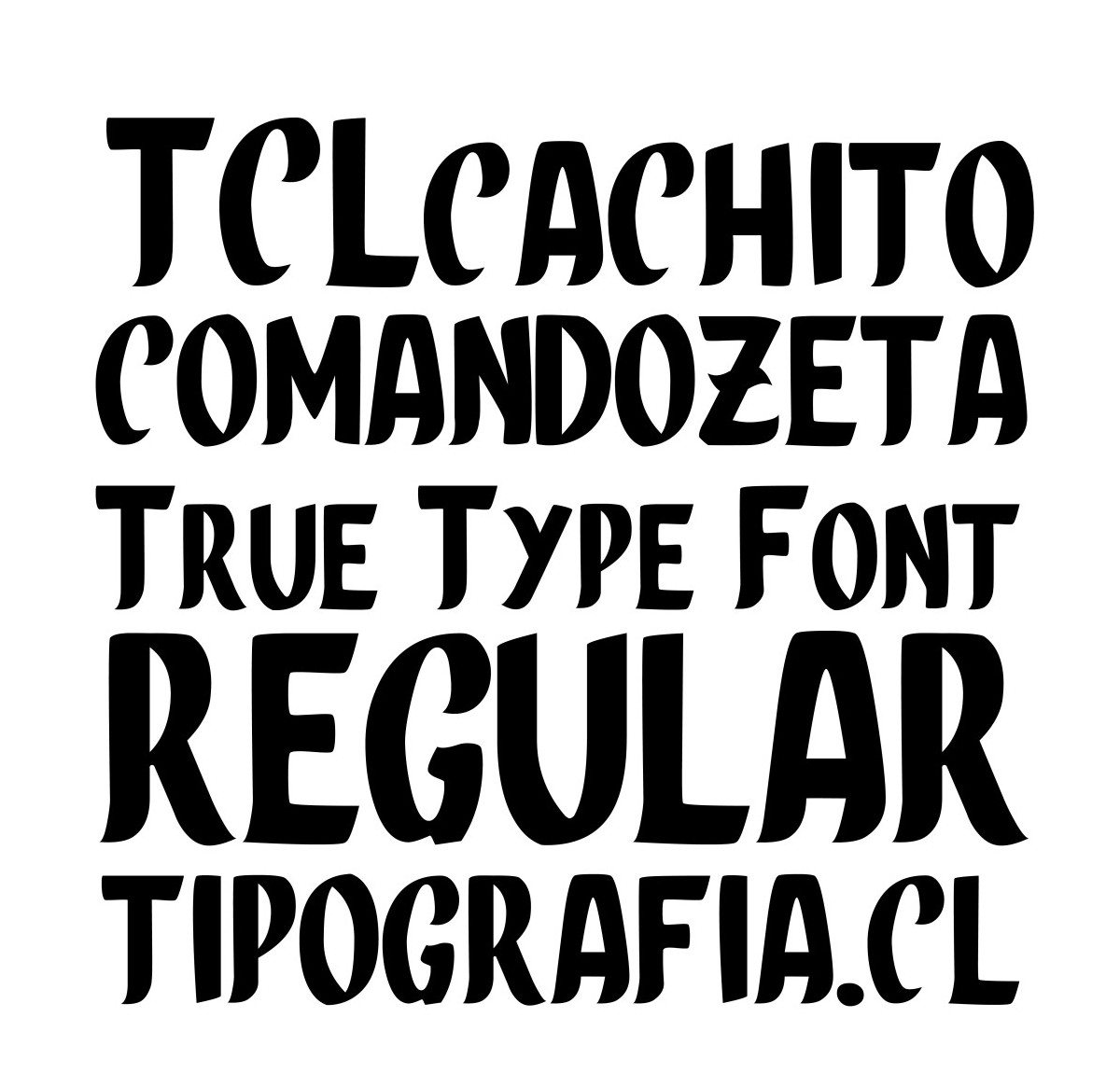 Specimen TCLcachito Regular