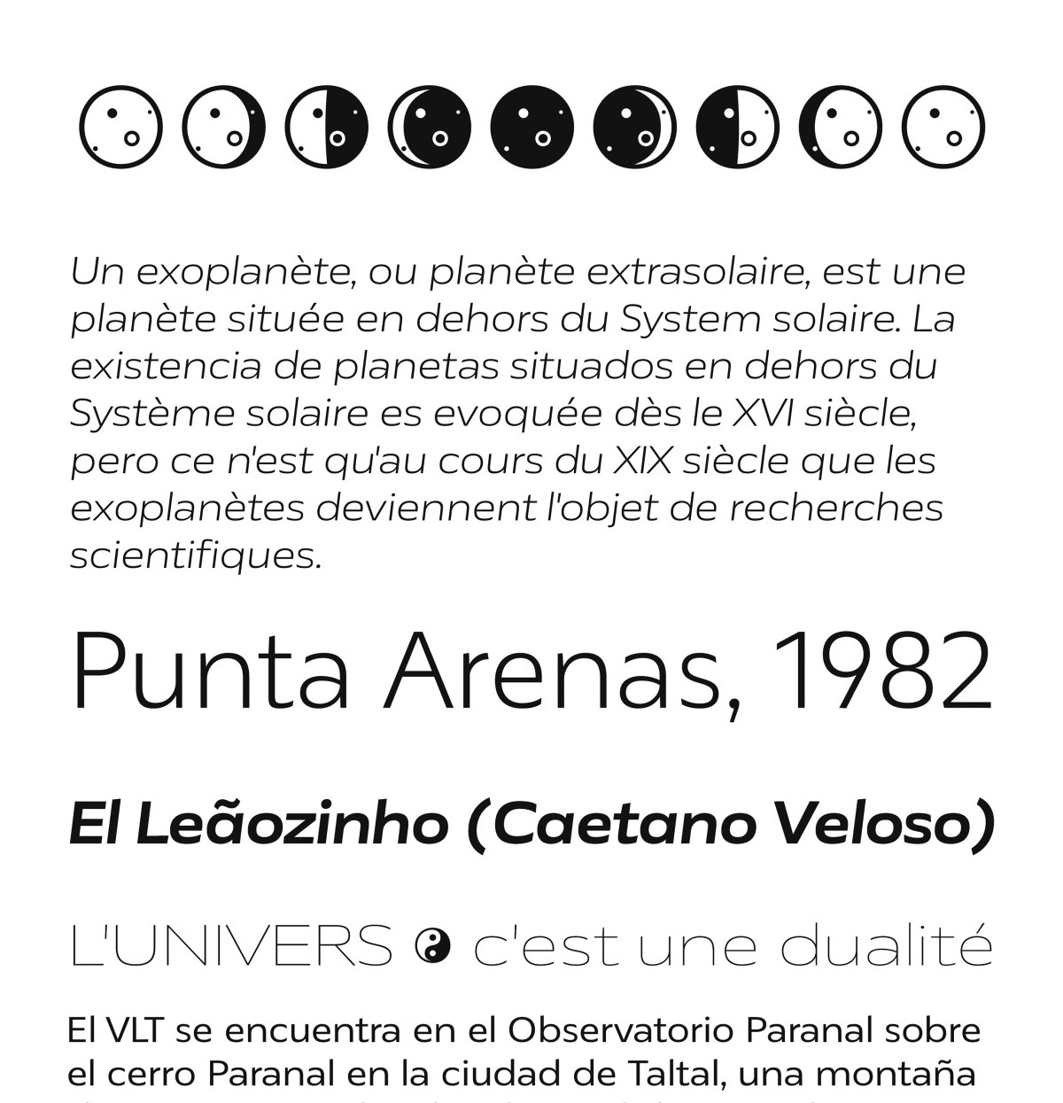 Specimen Lira sans