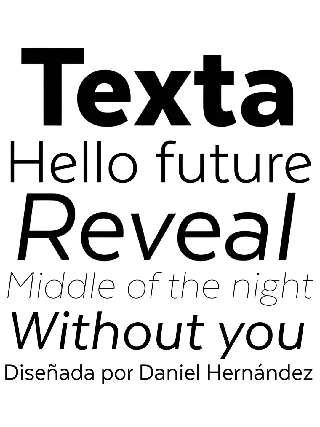 Specimen Texta