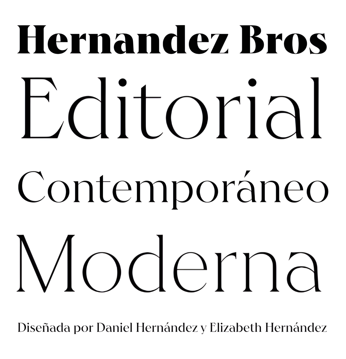 Specimen Hernandez Bros