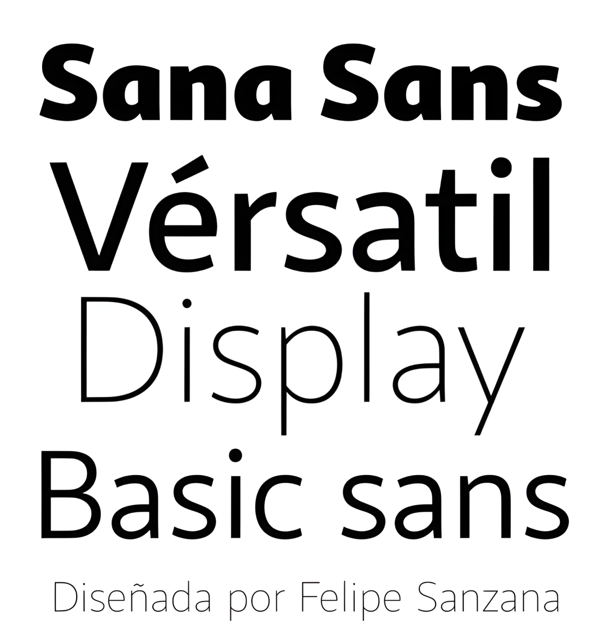Specimen Sana Sans