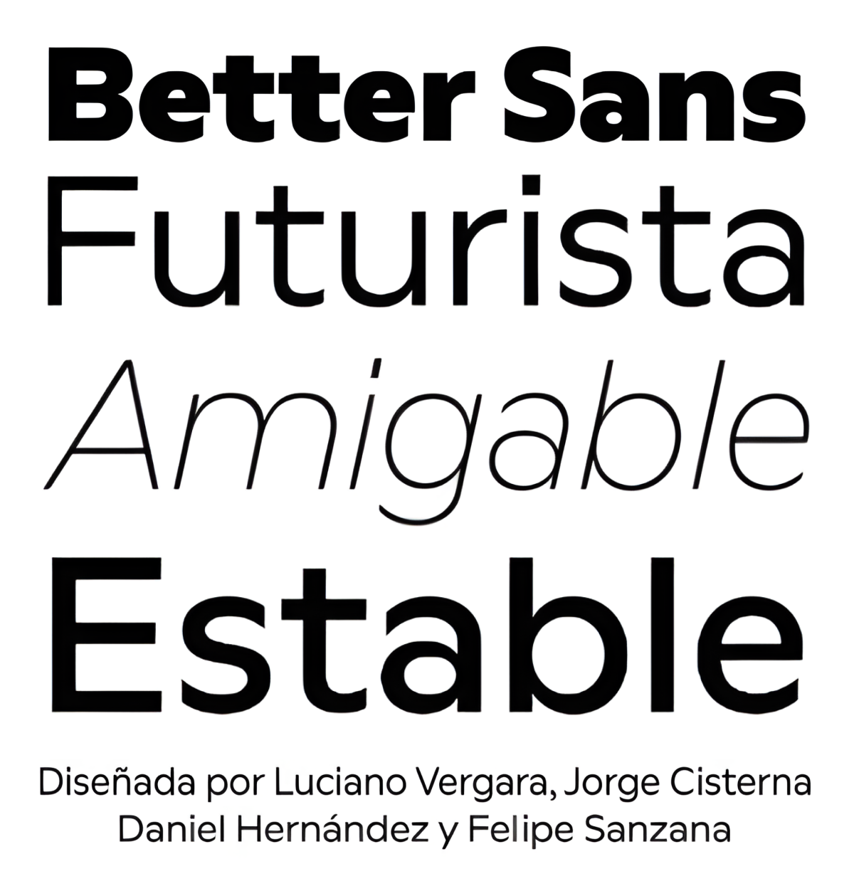 Specimen Better Sans