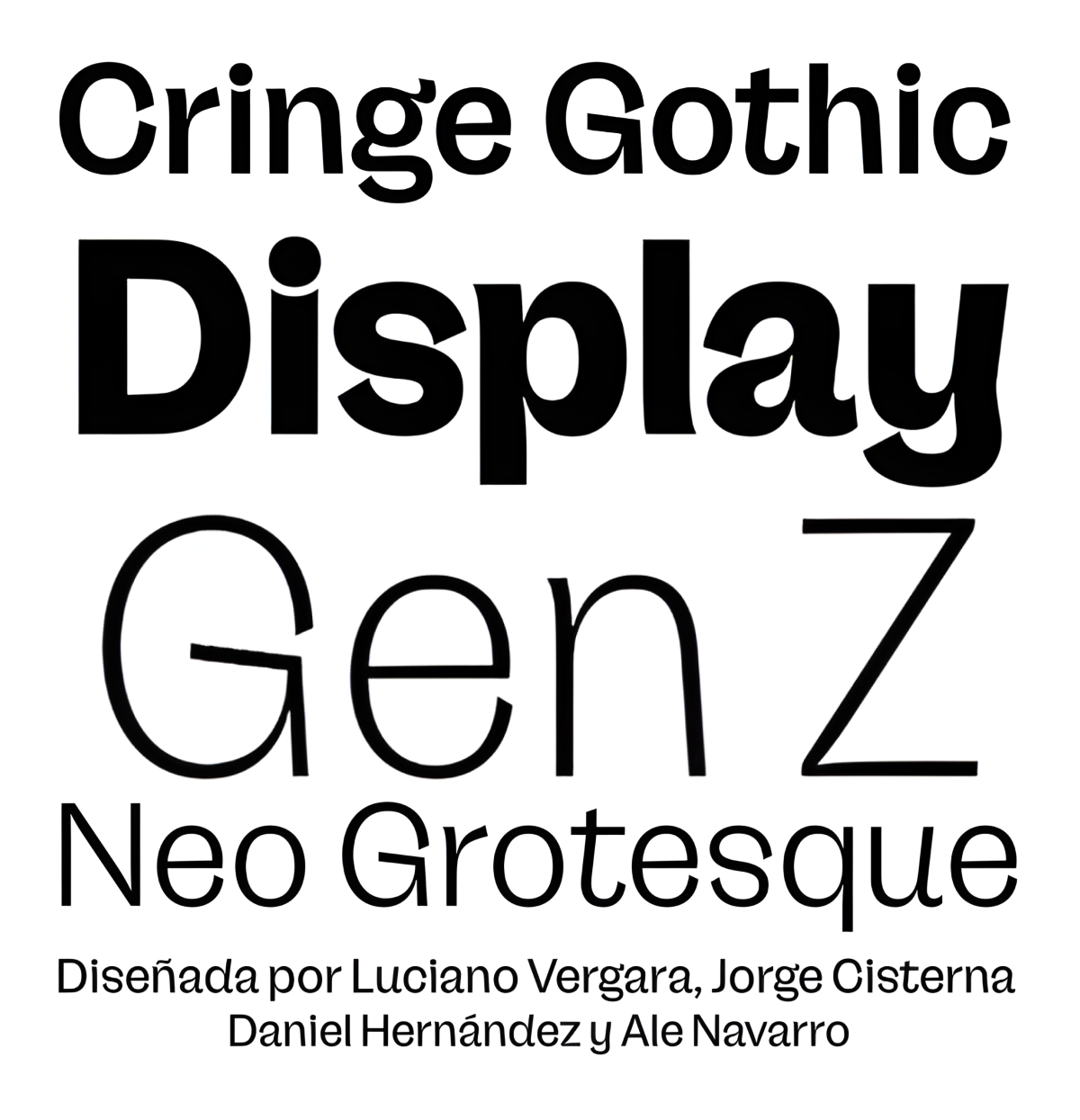 Specimen Cringe Gothic