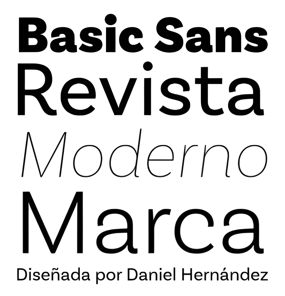 Specimen Basic Sans