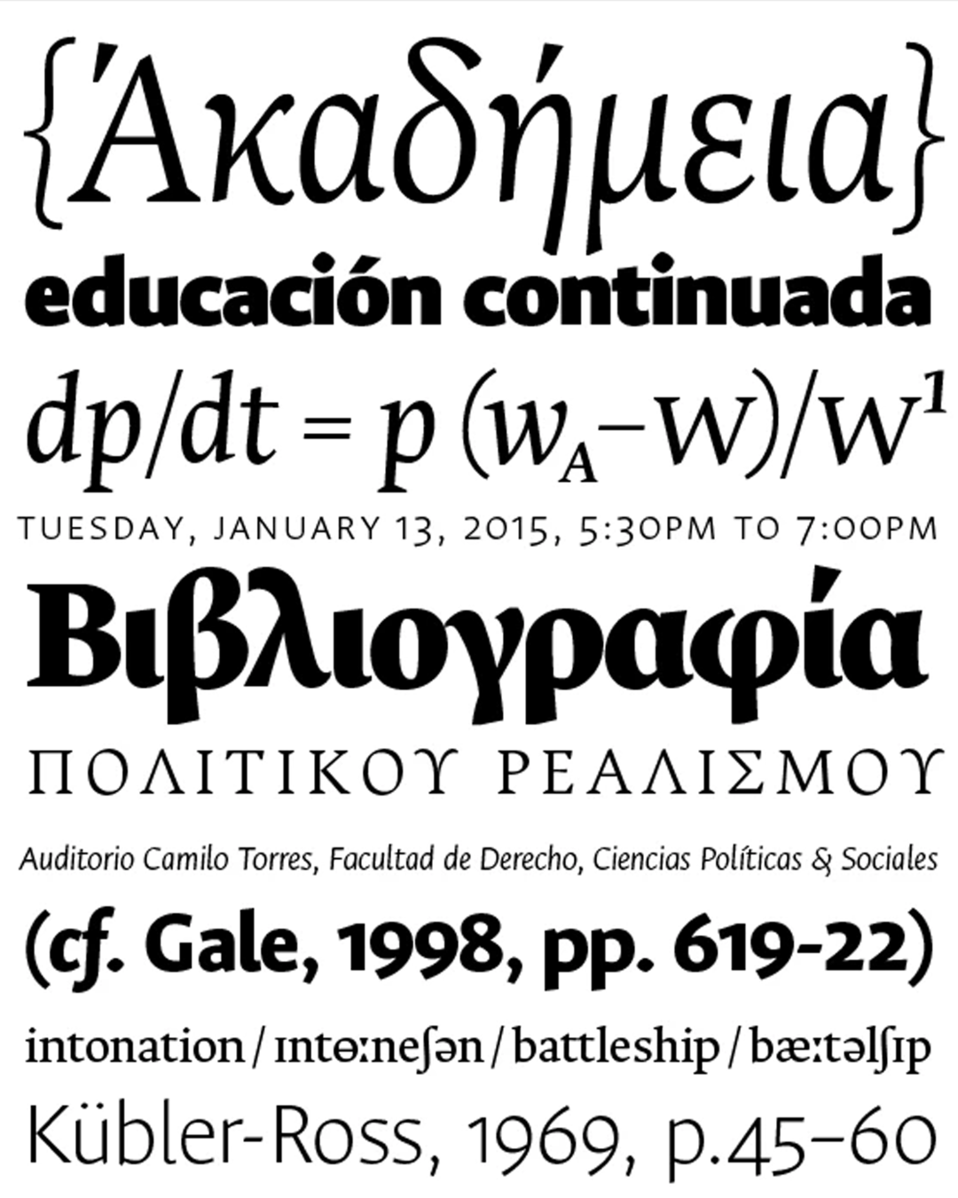 Specimen Ancízar
