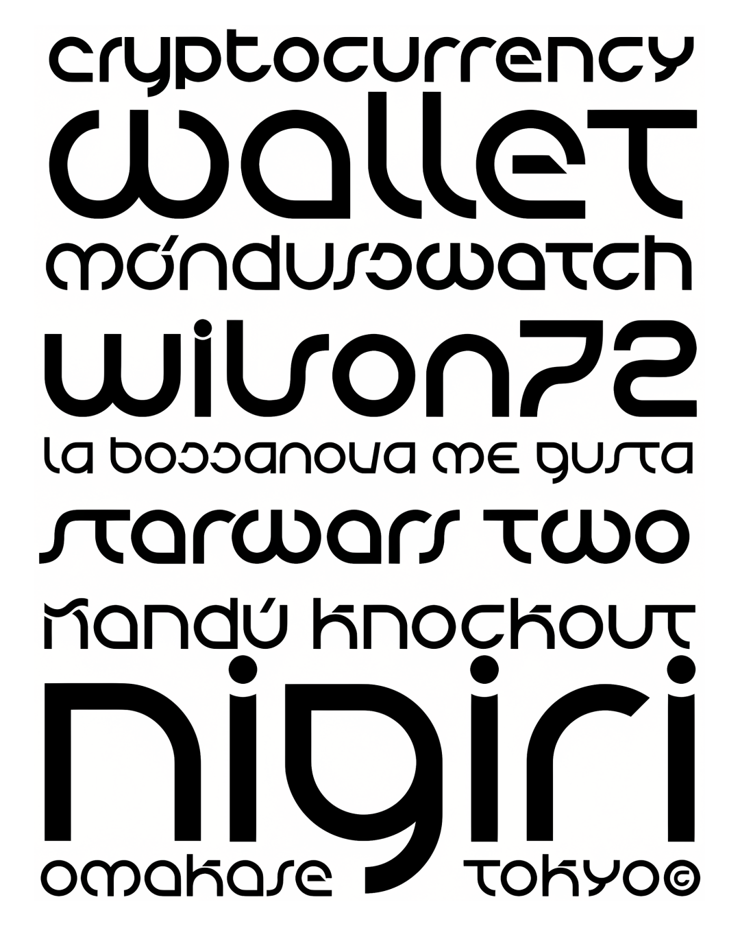 Specimen Tierra Script