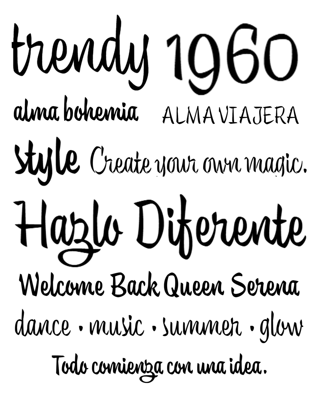 Specimen Trendy Script