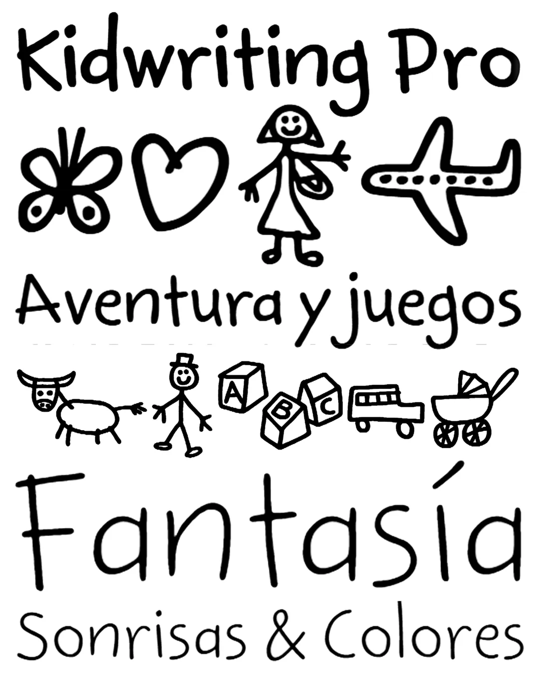 Specimen Kidwriting Pro
