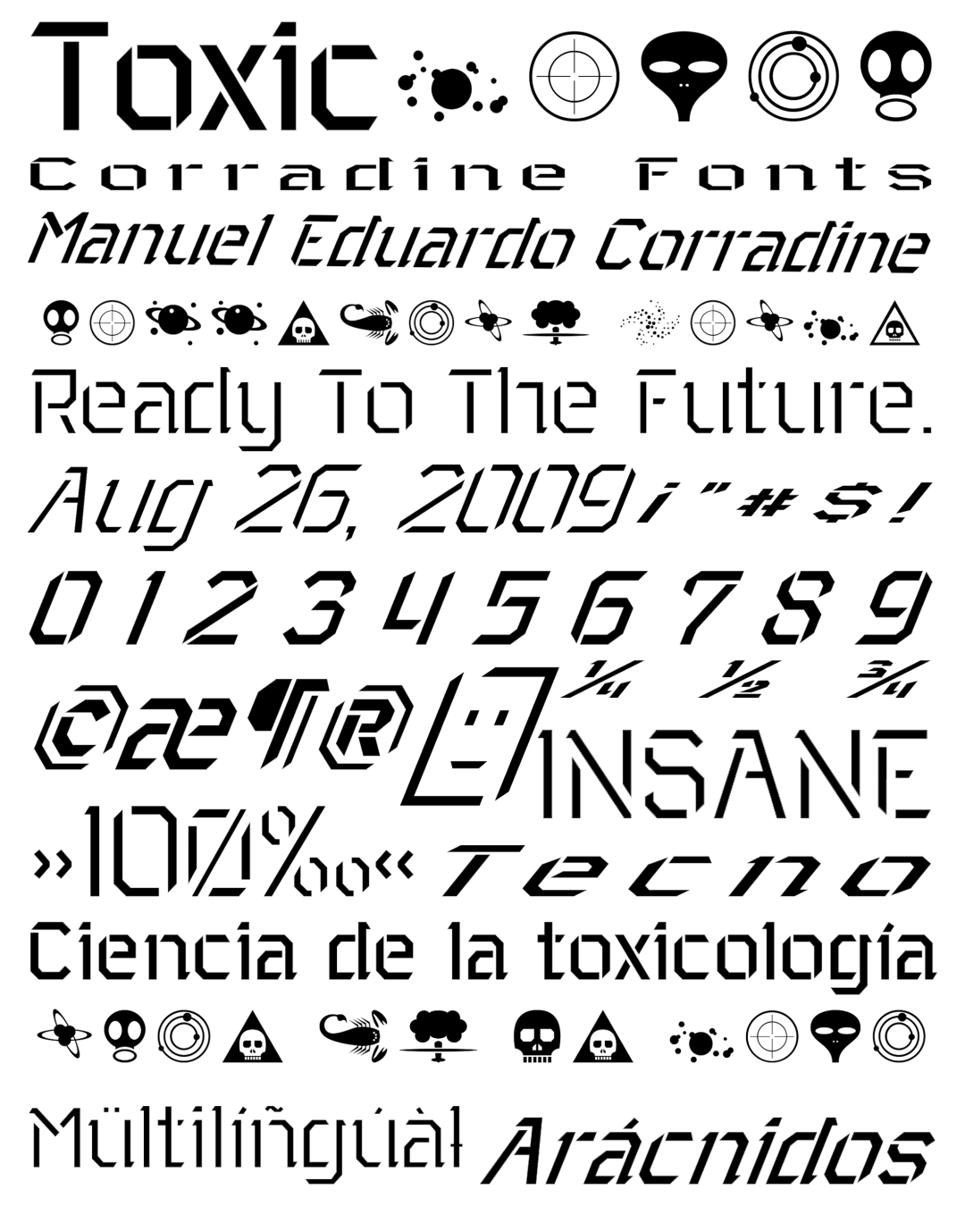Specimen Toxic Light Italic