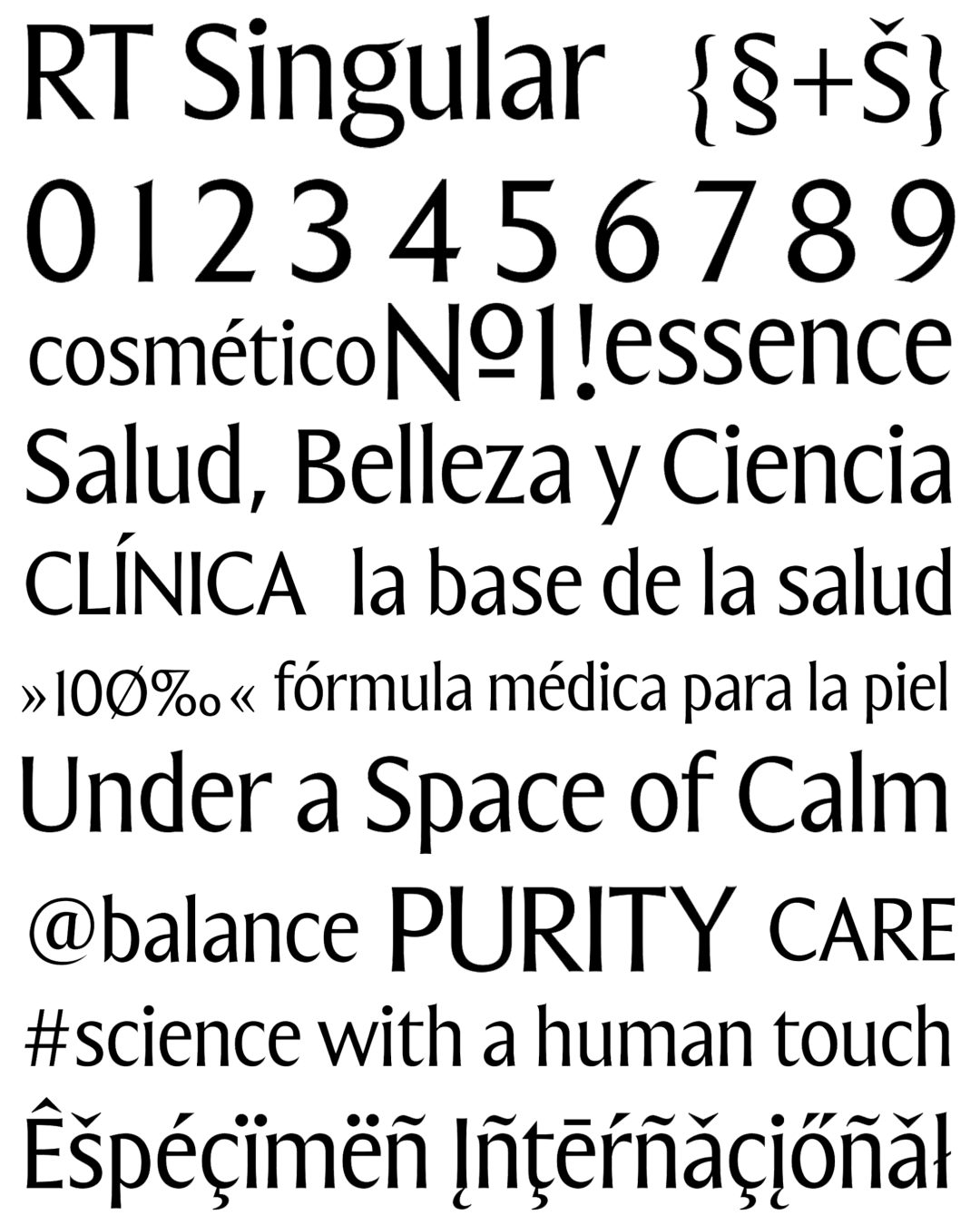 Specimen RT Singular