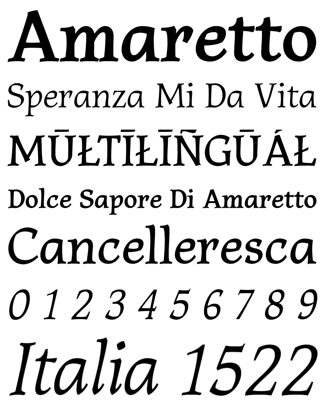 Specimen Amaretto