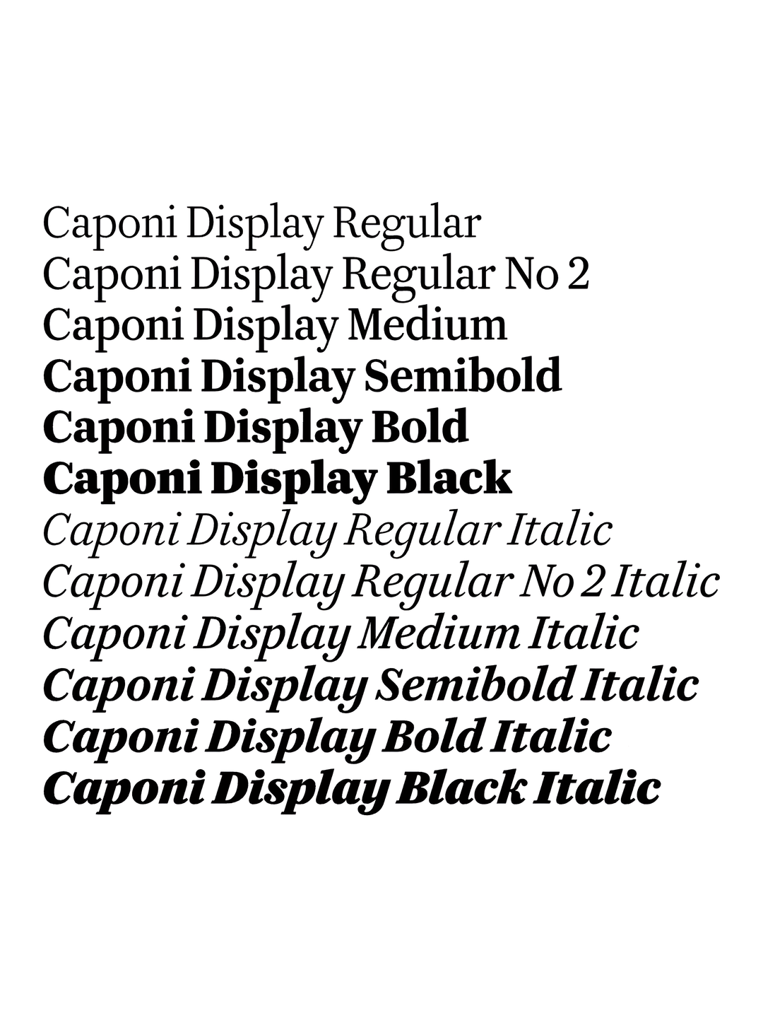 Specimen Caponi