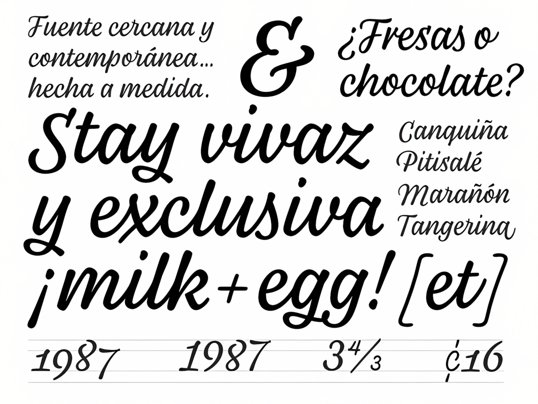 Specimen Sirena Script