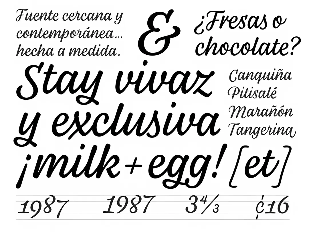 Specimen Sirena Script