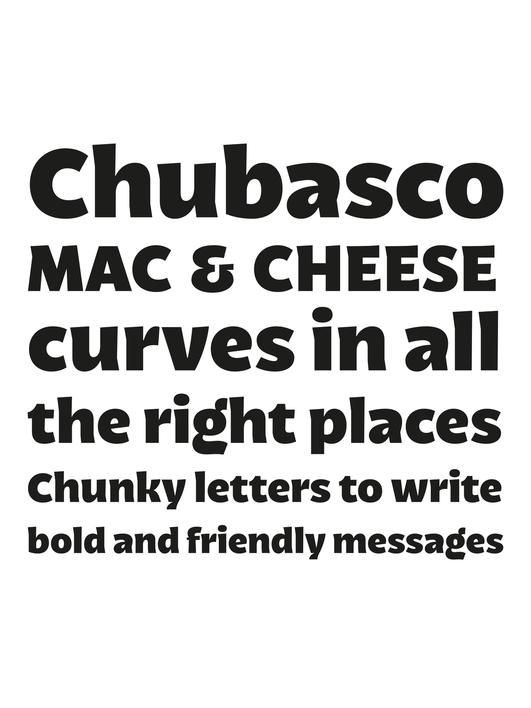 Specimen Chubasco