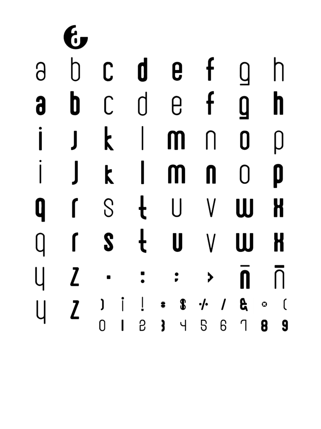 Specimen Bauhaus