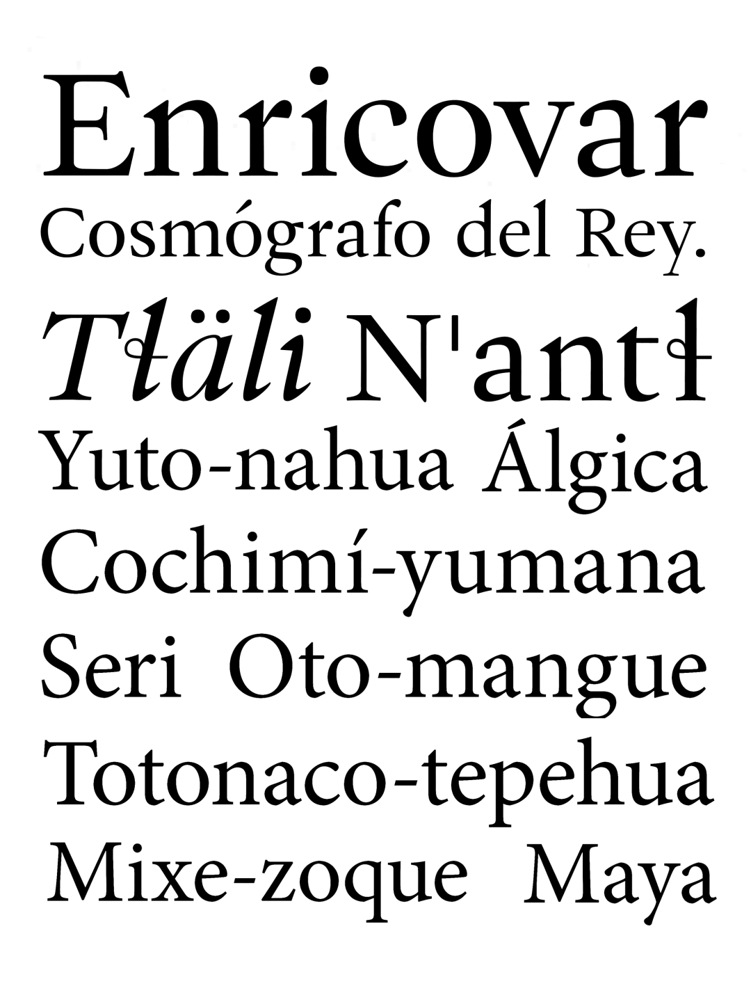Specimen Enricovar