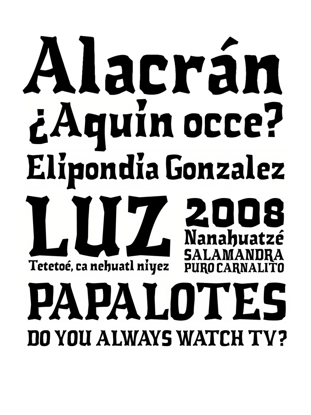 Specimen Alacran