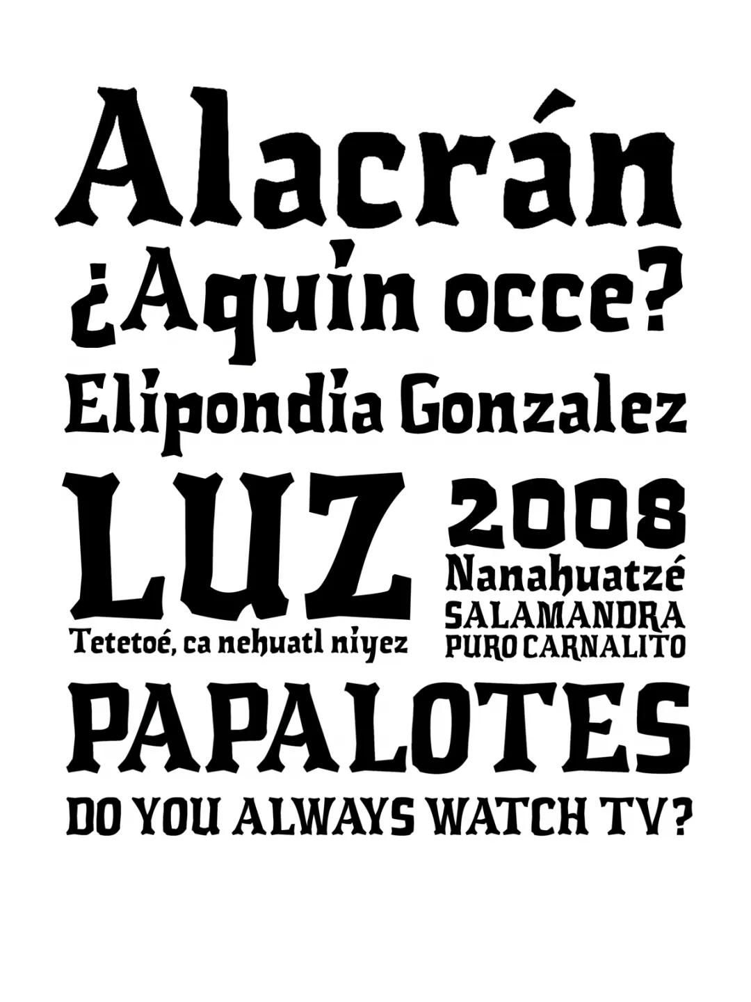 Specimen Alacran