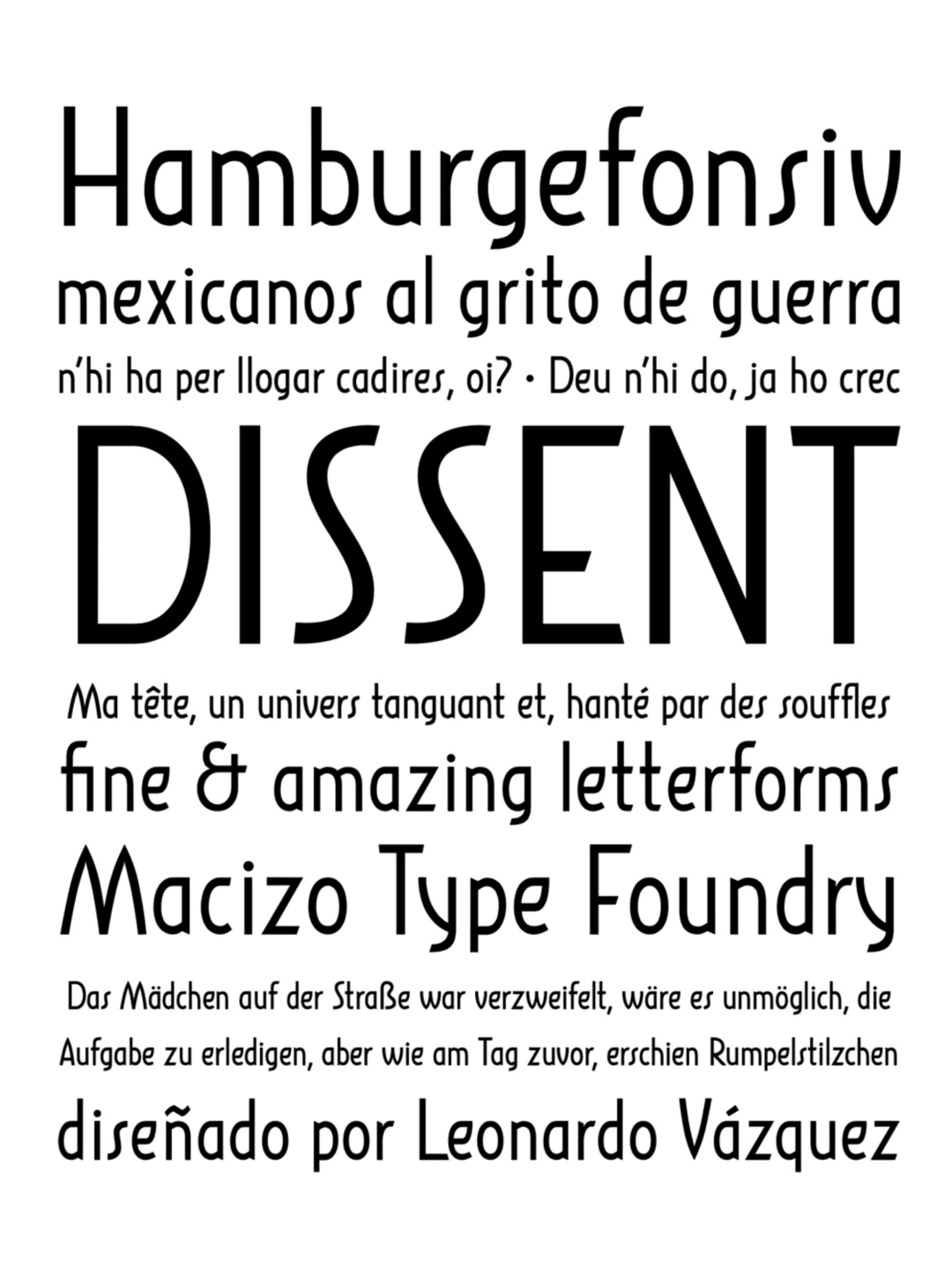 Specimen Dissent