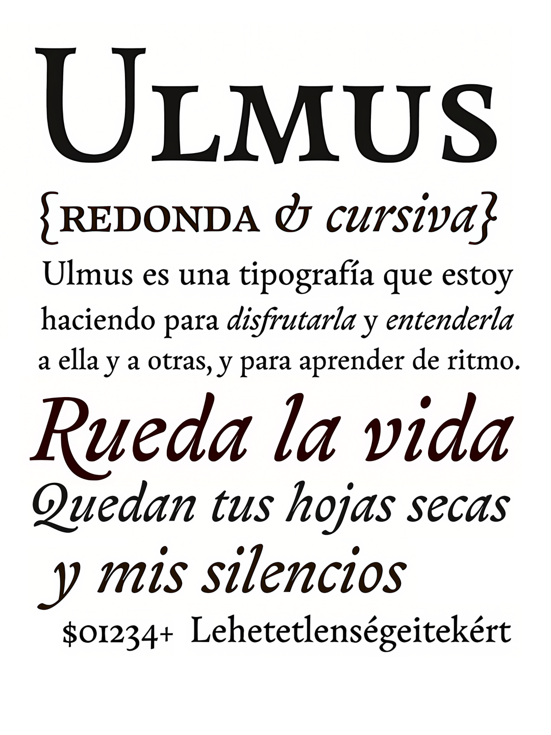 Specimen Ulmus