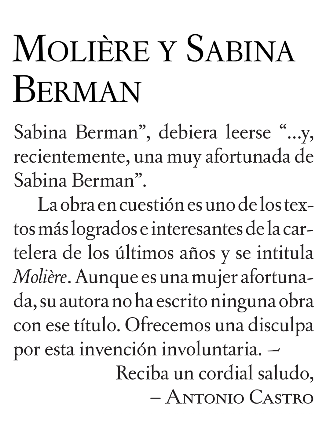Specimen Letras