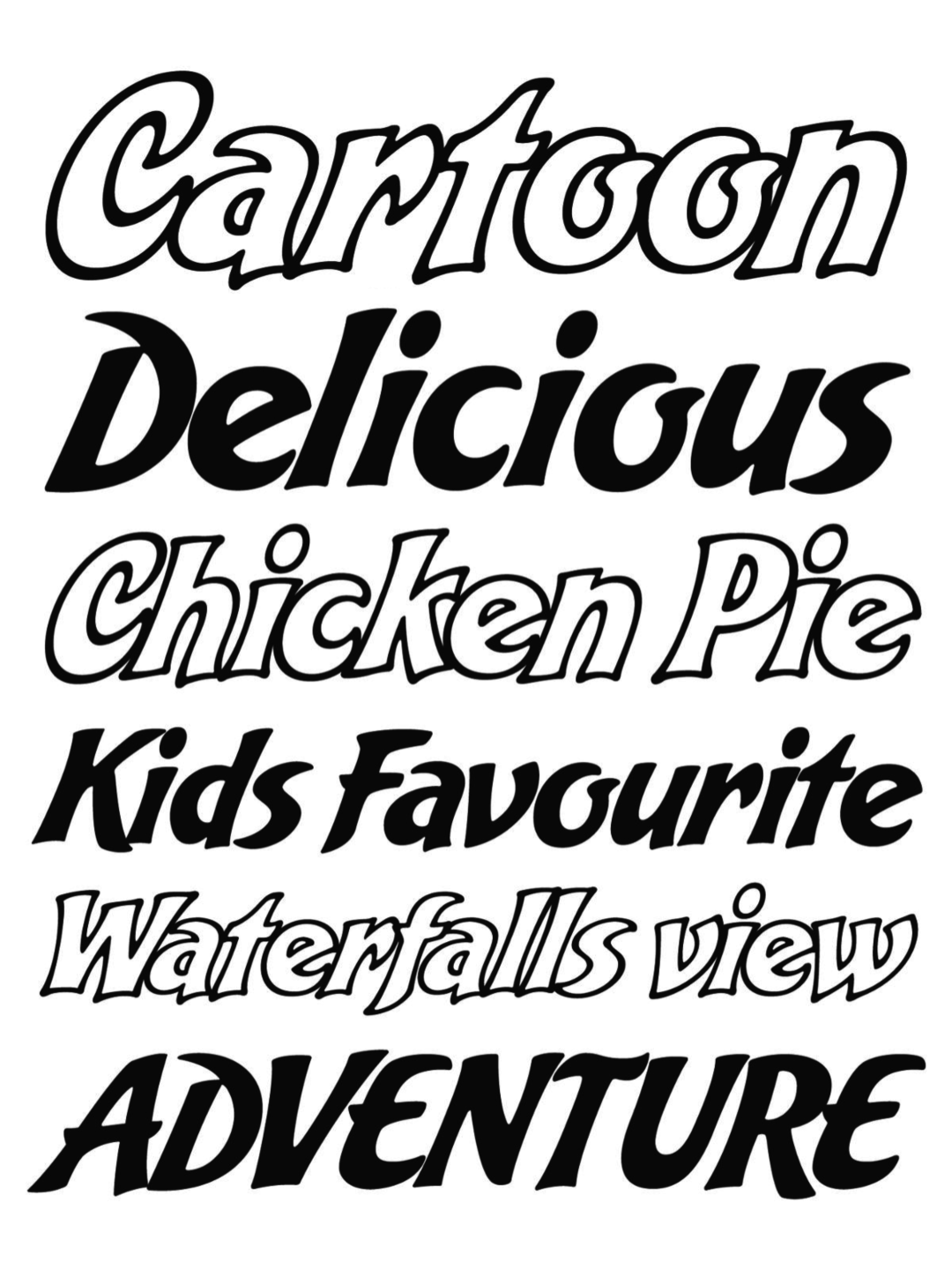 Specimen Bakery Script