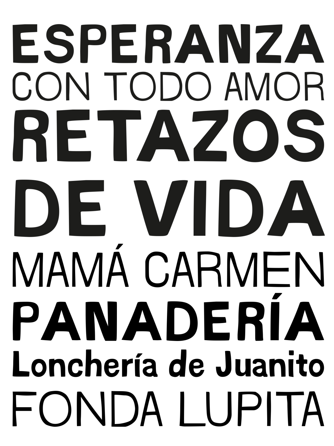 Specimen Esperanza Sans