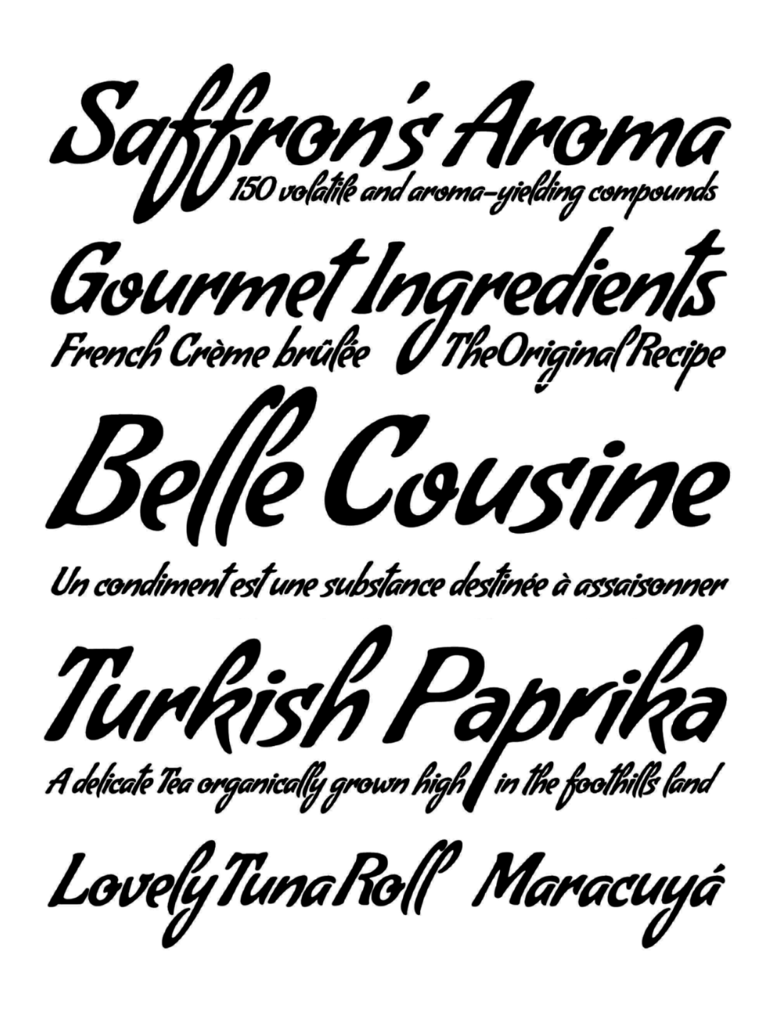 Specimen Condiment