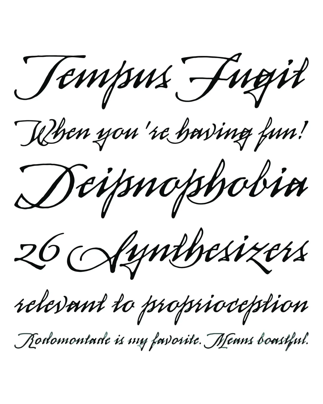 Specimen Arcana Manuscript