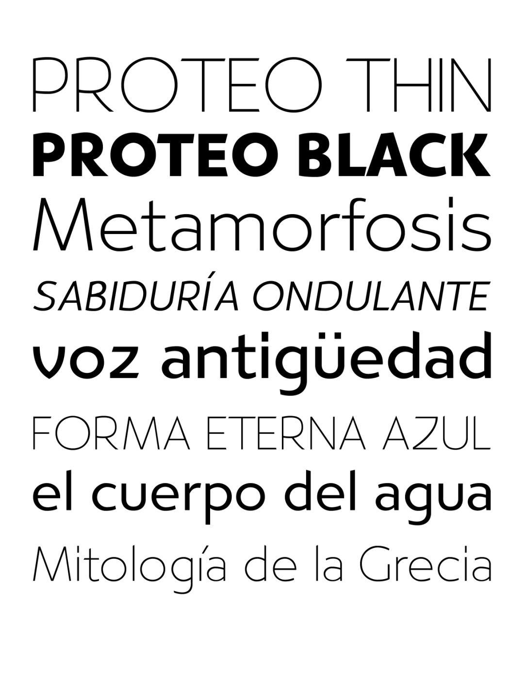 Specimen Proteo